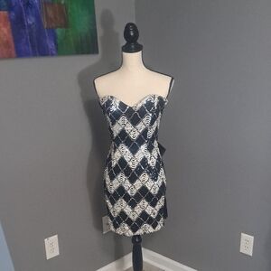 Vintage Jessica McClintok For Gunne Sax Sequin Dress